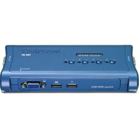 Fasttrack 4-Port USB KVM Switch 4 x 1 4 x D-Sub HD-15 Keyboard-Mouse-VGA KVM Switch FA78923